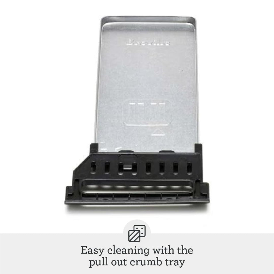 Breville Die-Cast Smart Toaster, 2-Slice, Brushed Stainless Steel