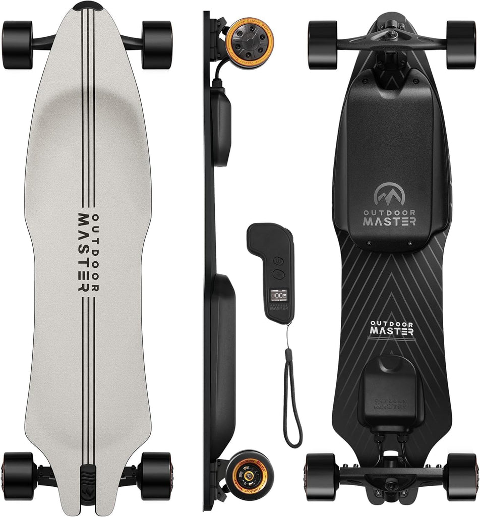 Caribou Electric Skateboard 32 MPH, 26 Mile Range, Dual 1000W Motors, Longboard for Adults & Teens, 6-Month Warranty