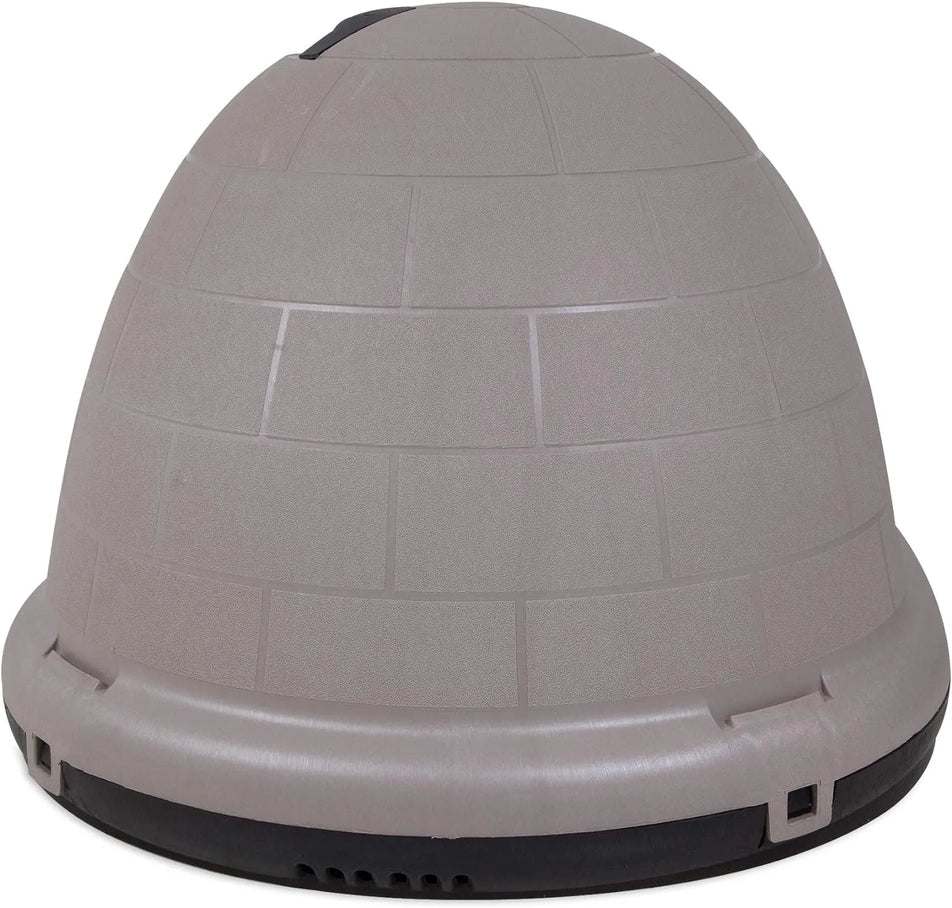 Petmate Indigo Dog House (Igloo Dog House, Made in USA with 90% Recycled Materials, All Weather Protection Pet Shelter) for XL Dogs 90 to 125 pounds, Made in USA
