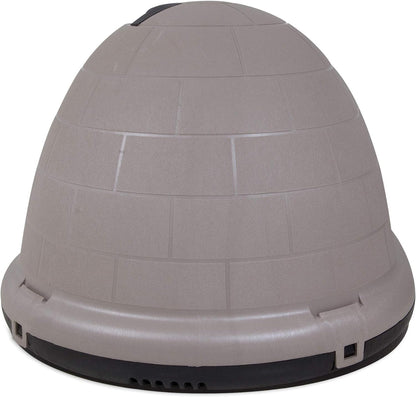 Petmate Indigo Dog House (Igloo Dog House, Made in USA with 90% Recycled Materials, All-Weather Protection Pet Shelter) for XL Dogs -90 to 125 pounds, Made in USA