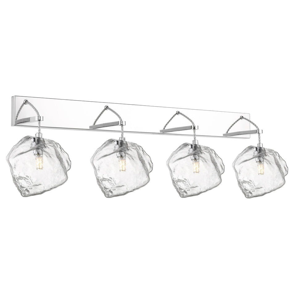63131LED'sP-MSS/CLR 4 Light Wall / Vanity in Mirrored