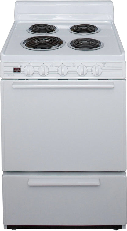 Premier 24 inch Electric Range (White)