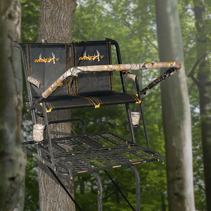MUDDY Nexus XTL Ladder Tree Stand, 20ft, 500lb Capacity, 2-Person