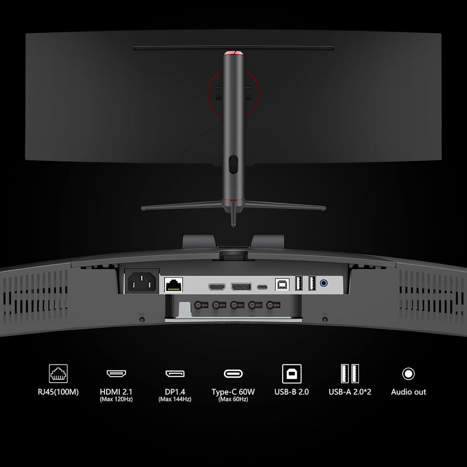 INNOCN 49" Curved Gaming Monitor, 144Hz, HDR400, USB-C, 49C1G