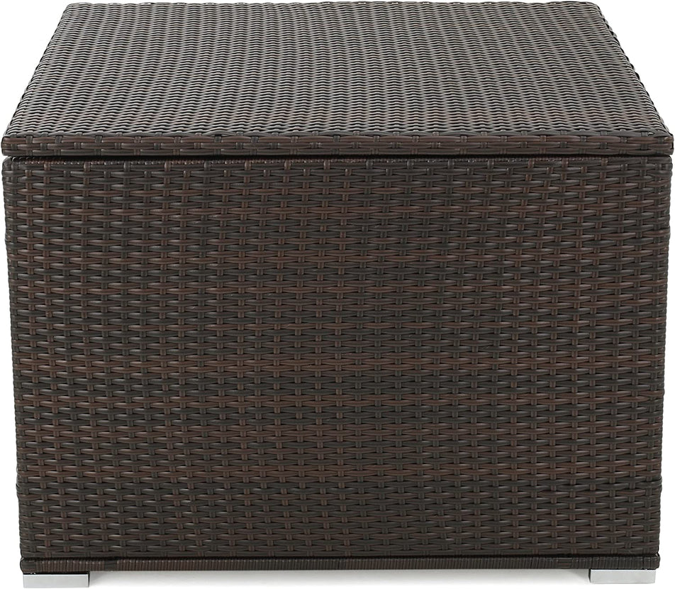 Samoa Multibrown Wicker Storage Box