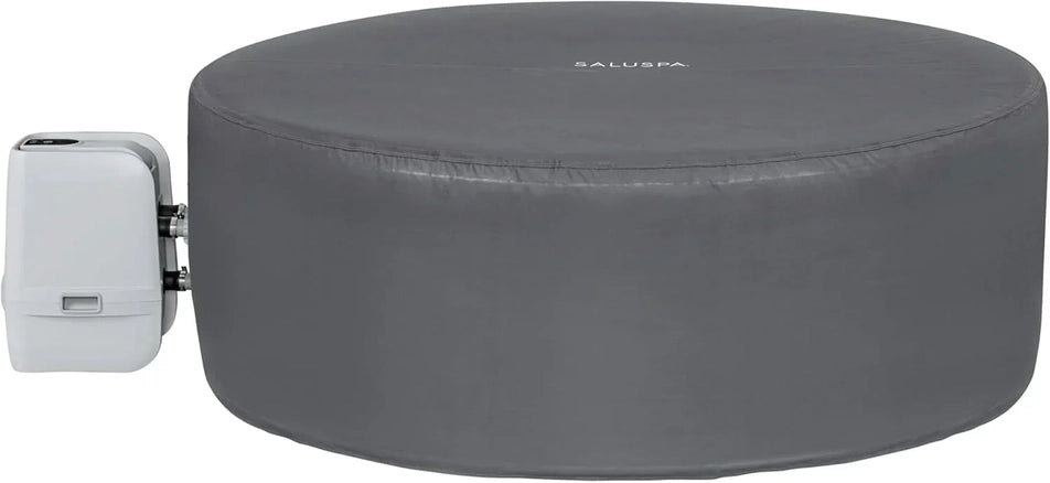 Inflatable Hot Tub Spa (71" x 26") | Portable Hot Tub with 2 Covers (1 Energy-Efficient Thermal Cover and 1 Standard Cover) | Fits Up to 2-4 Persons | Black