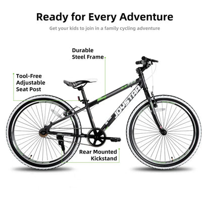 JOYSTAR Lubbock 20" 24" Kids Mountain Bike Single Speed Bicycle