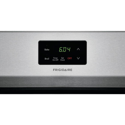 Frigidaire 30 in. 5 Burner Freestanding Gas Range in Stainless Steel FCRG3052AS