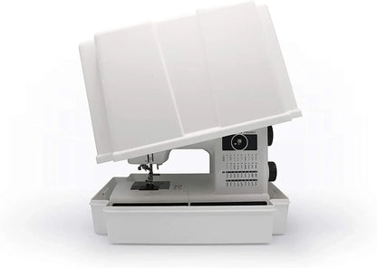 Brother Sewing and Quilting Machine, Computerized, 165 Built-in Stitches, LCD Display, Wide Table, 8 Included Presser Feet, White, 20x12x17