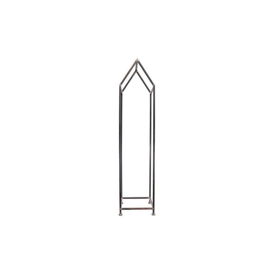 3R Studios House Shaped Metal Log Holder