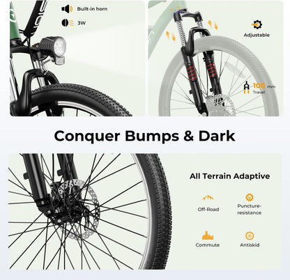 Eb5 Electric Bike 500W Motor 40Miles 20Mph